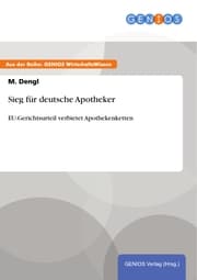 Cover von Sieg für deutsche Apotheker