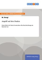 Cover von Angriff auf den Duden