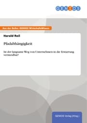 Cover von Pfadabhängigkeit