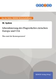 Cover von Liberalisierung des Flugverkehrs zwischen Europa und USA
