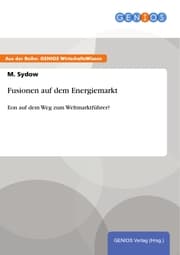 Cover von Fusionen auf dem Energiemarkt