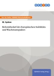 Cover von Reformbedarf des Europäischen Stabilitäts- und Wachstumspaktes