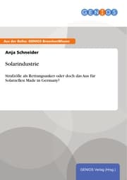 Cover von Solarindustrie