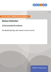 Cover von Lebensmittelverluste