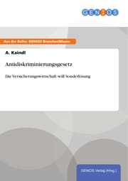 Cover von Antidiskriminierungsgesetz