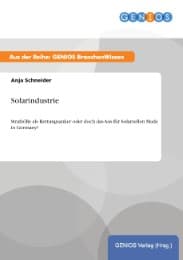 Cover von Solarindustrie
