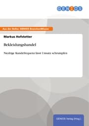 Cover von Bekleidungshandel