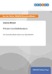 Cover von Private Geschäftsbanken