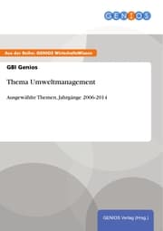 Cover von Thema Umweltmanagement