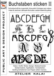 Cover von PADP-Script 002: Buchstaben sticken II