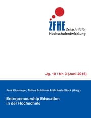 Cover von Entrepreneurship Education in der Hochschule