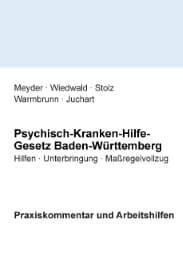 Cover von Psychisch-Kranken-Hilfe-Gesetz Baden-Württemberg
