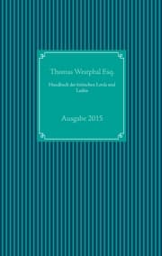 Cover von Handbuch der britischen Lords und Ladies