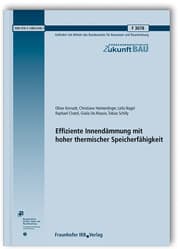 Cover von Effiziente Innendämmung mit hoher thermischer Speicherfähigkeit. Abschlussbericht