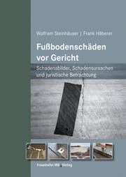 Cover von Fußbodenschäden vor Gericht.