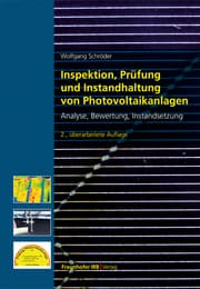 Cover von Inspektion, Prüfung und Instandhaltung von Photovoltaikanlagen.