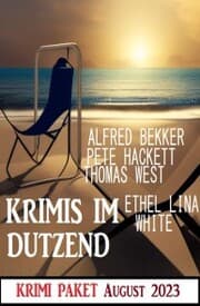 Cover von Krimis im Dutzend August 2023: Krimi Paket
