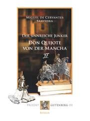Cover von Der sinnreiche Junker Don Quijote von der Mancha. Zweites Buch