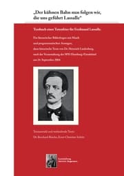 Cover von 'Der kühnen Bahn nun folgen wir, die uns geführt Lassalle'
