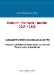 Cover von Jahrbuch, Year Book, Anuario 2014-2015