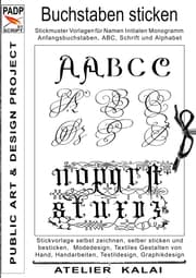 Cover von PADP-Script 001: Buchstaben sticken