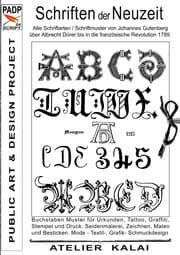 Cover von PADP-Script 004: Schriften der Neuzeit
