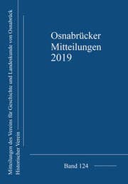 Cover von Osnabrücker Mitteilungen 2019