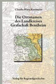 Cover von Die Ortsnamen des Landkreises Grafschaft Bentheim