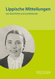Cover von Lippische Mitteilungen aus Geschichte und Landeskunde