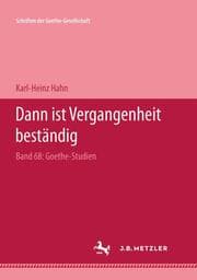 Cover von 'Dann ist Vergangenheit beständig'