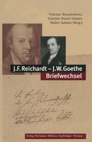 Cover von J.F. Reichardt - J.W. Goethe Briefwechsel
