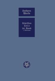 Cover von D. Martin Luthers Werke. Weimarer Ausgabe (Sonderedition)