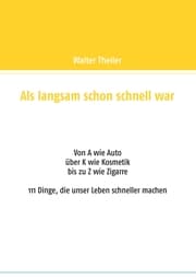Cover von Als langsam schon schnell war