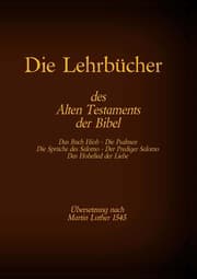 Cover von Die Lehrbücher des Alten Testaments der Bibel