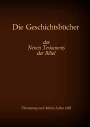 Cover von Die Geschichtsbücher des Neuen Testaments der Bibel