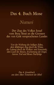 Cover von Das 4. Buch Mose, Numeri, Das 4. Gesetzbuch aus der der Bibel, Der Zug des Volkes Israel vom Berg Sinai an die Grenzen des von Gott versprochenen Landes