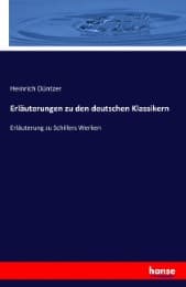 Cover von Erläuterungen zu den deutschen Klassikern