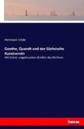 Cover von Goethe, Quandt und der Sächsische Kunstverein