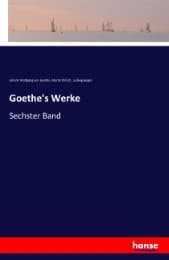 Cover von Goethe's Werke