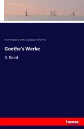 Cover von Goethe's Werke