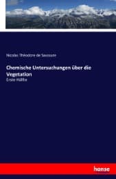 Cover von Chemische Untersuchungen über die Vegetation