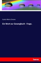 Cover von Ein Wort zur Gesangbuch - Frage.