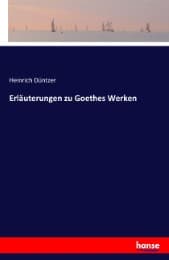 Cover von Erläuterungen zu Goethes Werken