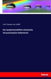 Cover von Die landwirtschaftlich-chemische Versuchsstation Hohenheim