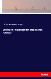Cover von Schreiben eines reisenden preußischen Patrioten