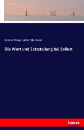 Cover von Die Wort und Satzstellung bei Sallust