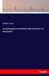 Cover von Sozialpädagogische Streitflichter über Frankreich und Deutschland