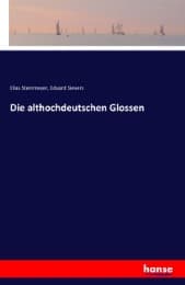 Cover von Die althochdeutschen Glossen