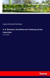 Cover von A. H. Niemeyers Grundsätze der Erziehung und des Unterrichts