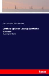 Cover von Gotthold Ephraim Lessings Samtliche Schriften